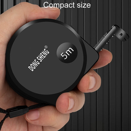 DONG GSHENG High Precision Home Use Steel Utility Scale Thickened Measuring Tape, Model: Black Gold Frosted 5m x 19mm by DONG GSHENG