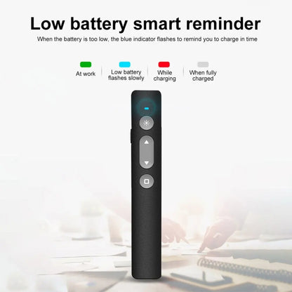 B1 Multimedia Infrared Laser Pointer Teaching Business Wireless PPT Page Turning Pen(White) by buy2fix