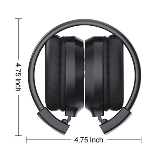 F4 Digital Display Automatic Scanning Foldable FM Radio Headphone, Spec: Charging Version by buy2fix