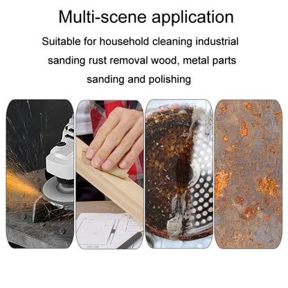 60# Woodworking Polishing Metal Rust Removal Wet And Dry Sponge Sandpaper - Abrasive Tools & Accessories by buy2fix | Online Shopping UK | buy2fix