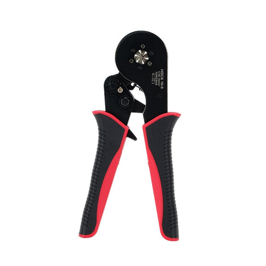 Wire Tube Type European Terminal Crimping Pliers(HCS8 16-6 Red Black)