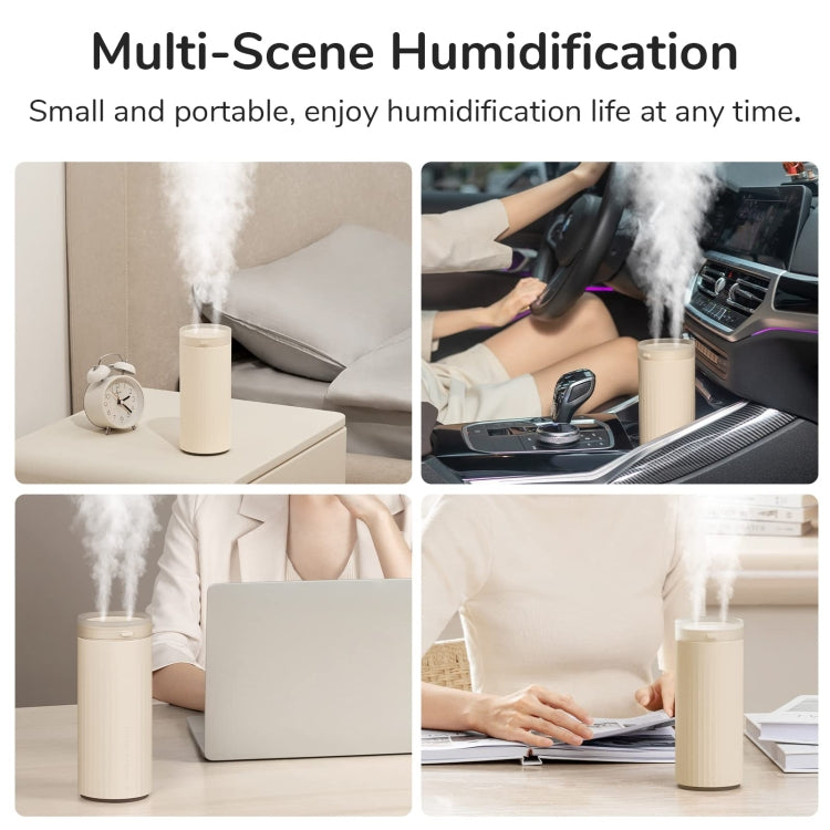 JisuLife HU16 Desktop Dual Mist Ports Humidifier, Color: White Plug-in - Air Purifiers & Accessories by JisuLife | Online Shopping UK | buy2fix