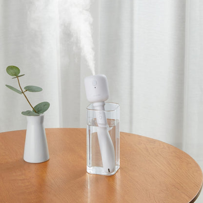 JisuLife JB07 Wireless High Mist Portable Humidifier, No Water Tank, Color: White 2200mAh - Air Purifiers & Accessories by JisuLife | Online Shopping UK | buy2fix