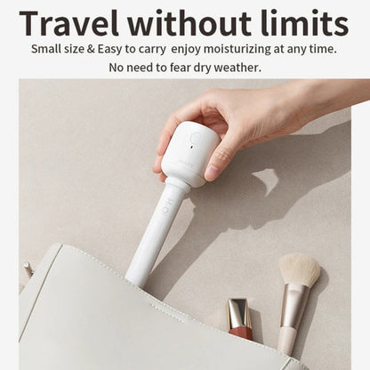 JisuLife JB07 Wireless High Mist Portable Humidifier, No Water Tank, Color: White 1100mAh - Air Purifiers & Accessories by JisuLife | Online Shopping UK | buy2fix