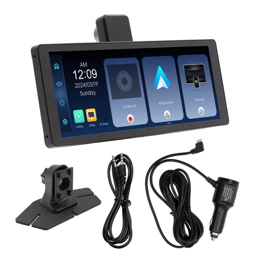 Car Bluetooth Portable DVR Monitor Support Carplay/Android Auto, Specifications: Display by buy2fix