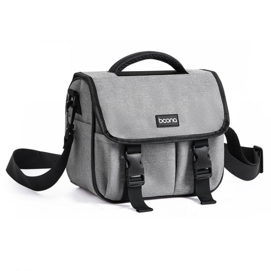 Baona BN-H017 Photography SLR / Micro Single Cross-Body Camera Storage Bag, Color: M Gray - Strap Satchel by Baona | Online Shopping UK | buy2fix