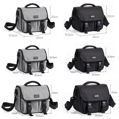 Baona BN-H017 Photography SLR / Micro Single Cross-Body Camera Storage Bag, Color: M Black - Strap Satchel by Baona | Online Shopping UK | buy2fix