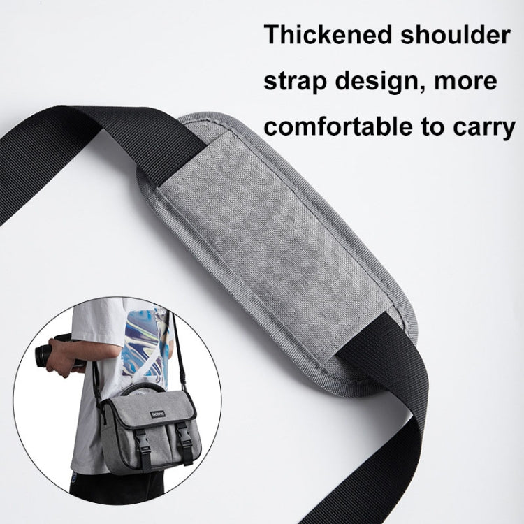 Baona BN-H017 Photography SLR / Micro Single Cross-Body Camera Storage Bag, Color: S Black - Strap Satchel by Baona | Online Shopping UK | buy2fix
