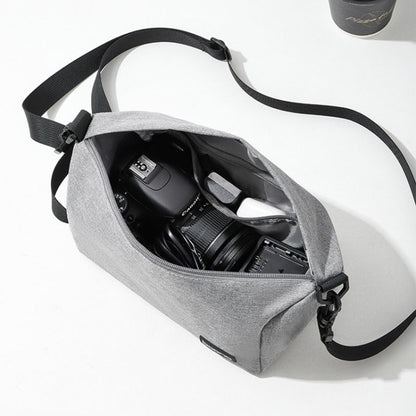 Baona BN-H012 Multifunctional Outdoor Crossbody Digital Camera Bag Lens Protection Bag(Grey) - Strap Satchel by Baona | Online Shopping UK | buy2fix