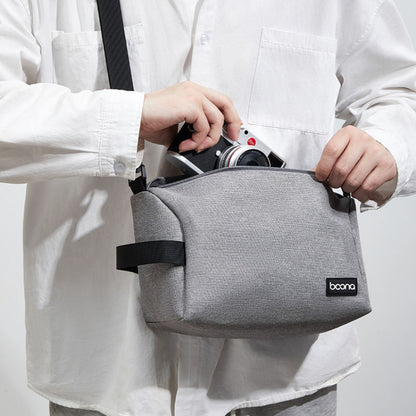 Baona BN-H012 Multifunctional Outdoor Crossbody Digital Camera Bag Lens Protection Bag(Grey) - Strap Satchel by Baona | Online Shopping UK | buy2fix