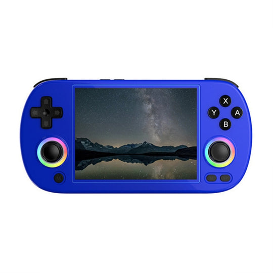 ANBERNIC RG40XXH WIFI Wireless Joystick Pocket Console HDMI Connection TV Online Sparring Game Console 64G(Blue)