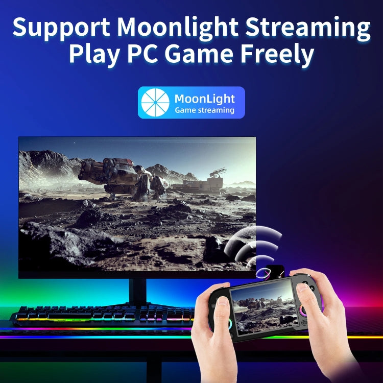 ANBERNIC RG40XXH WIFI Wireless Joystick Pocket Console HDMI Connection TV Online Sparring Game Console 128G(Black) - Pocket Console by ANBERNIC | Online Shopping UK | buy2fix