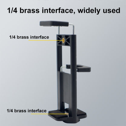 Desktop Live Dual-purpose Mobile Phone Holder Photography Tripod Tablet Clamp(Black) - Desktop Holder by buy2fix | Online Shopping UK | buy2fix