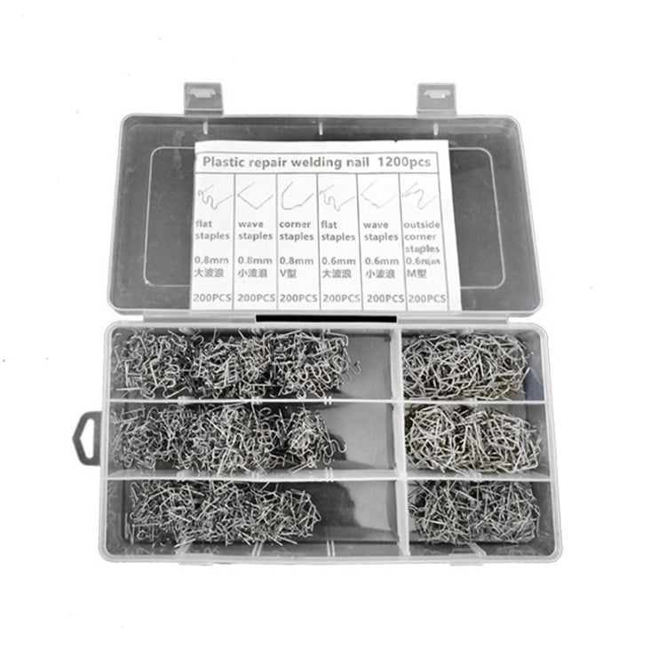 1200pcs /Set Boxed Car Bumper Broken Repair Welding Wire Nails - Trunk & Bumper Accessories by buy2fix | Online Shopping UK | buy2fix