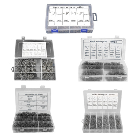 1800pcs /Set Boxed Car Bumper Broken Repair Welding Wire Nails by buy2fix