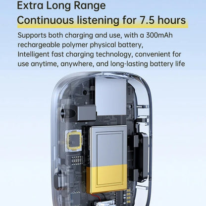 Bluetooth 5.3 Audio Adapter Receiver Transmitter MP3 Player Supports Wired Headset / TF Card - Audio Receiver Transmitter by buy2fix | Online Shopping UK | buy2fix