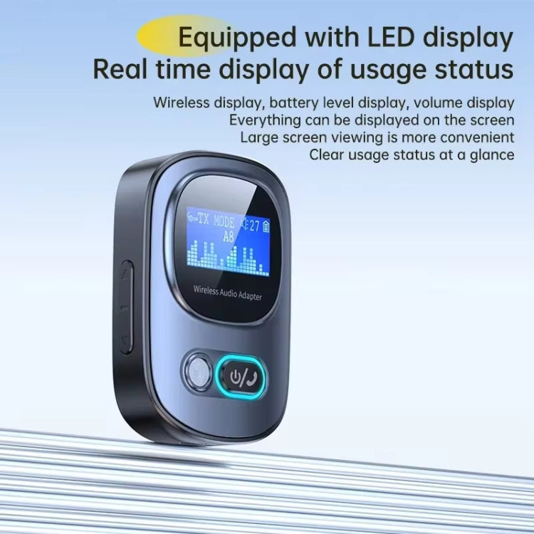 Bluetooth 5.3 Audio Adapter Receiver Transmitter MP3 Player Supports Wired Headset / TF Card - Audio Receiver Transmitter by buy2fix | Online Shopping UK | buy2fix