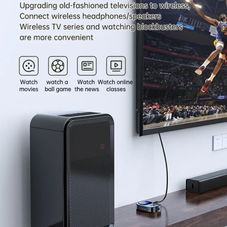 Bluetooth 5.3 Audio Adapter Receiver Transmitter MP3 Player Supports Wired Headset / TF Card - Audio Receiver Transmitter by buy2fix | Online Shopping UK | buy2fix