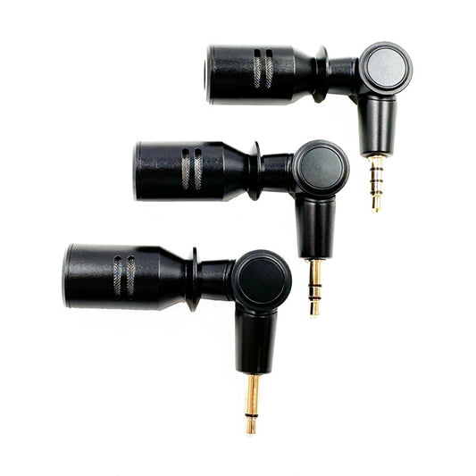 Mobile Phone Live Broadcast Microphone, Style: Pro 3.5 Straight Head 4-section Plug (Sponge Cover) by buy2fix