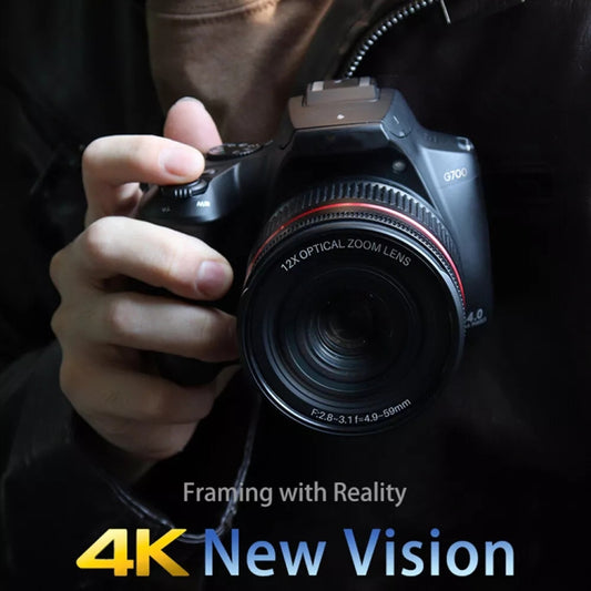 G700 4K / 64MP WiFi Digital Video Camera Camcorder 3.0 Inch IPS Screen 12X Optical Zoom by buy2fix