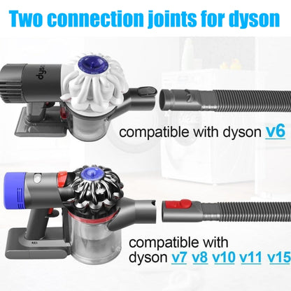 For Dyson V7 / V8 / V10 / V11 / V15 / G5 Cordless Vacuum Dryer Vent Cleaner Kit Hose Attachment Gray by buy2fix
