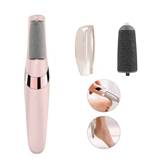 Electric Foot Grinder Rechargeable  Callus Remover Foot Care Tool(Gray Head)