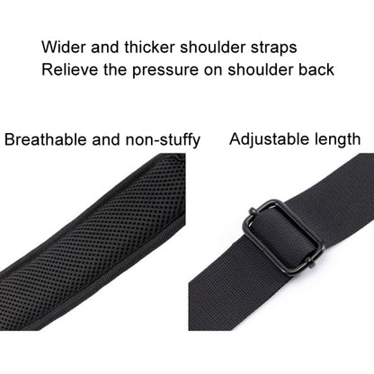 Cwatcun D121 Shoulder Crossbody Camera Bag Colorful Large Capacity Waterproof Digital Photography Bag, Color: Small Orange Red - Strap Satchel by Cwatcun | Online Shopping UK | buy2fix