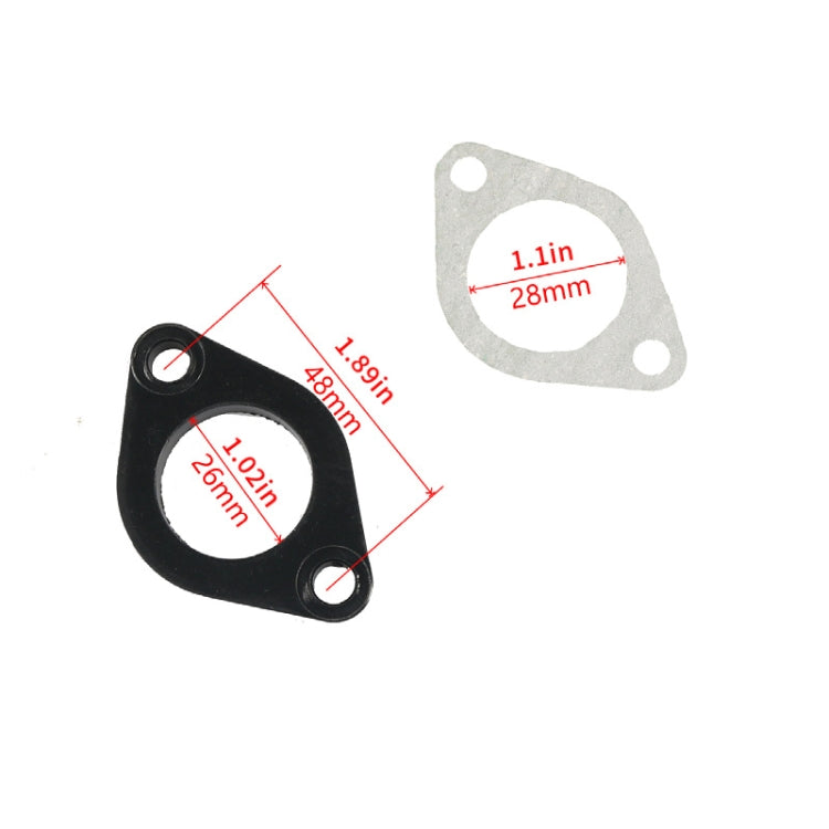 Motorcycle Carburetor Oil Seal Bakelite Pad For 110-160CC Engines - Engines & Engine Parts by buy2fix | Online Shopping UK | buy2fix