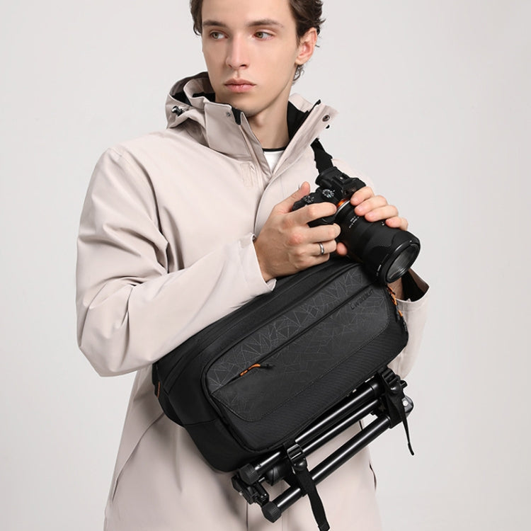 Cwatcun D133 Camera Chest Bag Multi-functional Handheld Slanting Cross Shoulder Camera Casual Bag, Color: Large Black - Strap Satchel by Cwatcun | Online Shopping UK | buy2fix