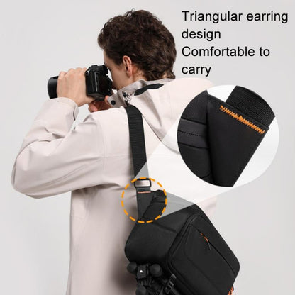 Cwatcun D133 Camera Chest Bag Multi-functional Handheld Slanting Cross Shoulder Camera Casual Bag, Color: Medium Black - Strap Satchel by Cwatcun | Online Shopping UK | buy2fix