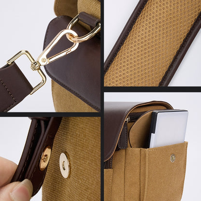 Cwatcun D127 Single Shoulder Vintage Waterproof Canvas Bag DSLR Camera Photo Bag - Strap Satchel by Cwatcun | Online Shopping UK | buy2fix