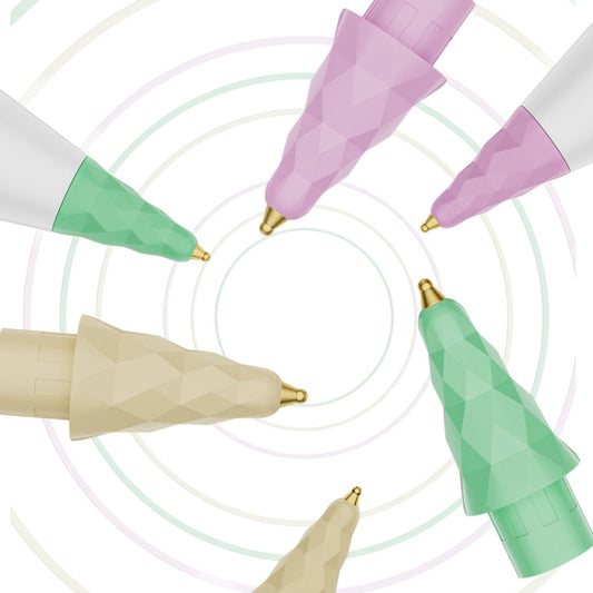 For Apple Pencil 1 / 2 Generation & USB-C Stylus Modified Pen Tip Diamond Crystal Pencil Nib(Light Green) by buy2fix