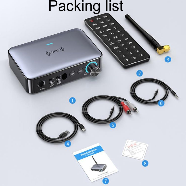 OMS-M16 NFC Bluetooth And Receiver Transmitter 5.1 Audio Adapter - Audio Receiver Transmitter by buy2fix | Online Shopping UK | buy2fix