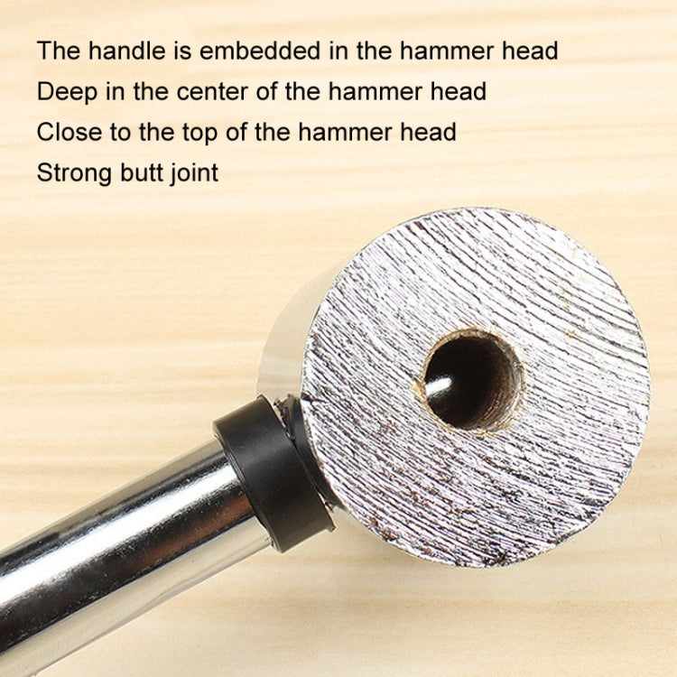 40mm No Bounce Mounting Hammer Handmade DIY Double Face Tap Rubber Hammer - Hammer by buy2fix | Online Shopping UK | buy2fix