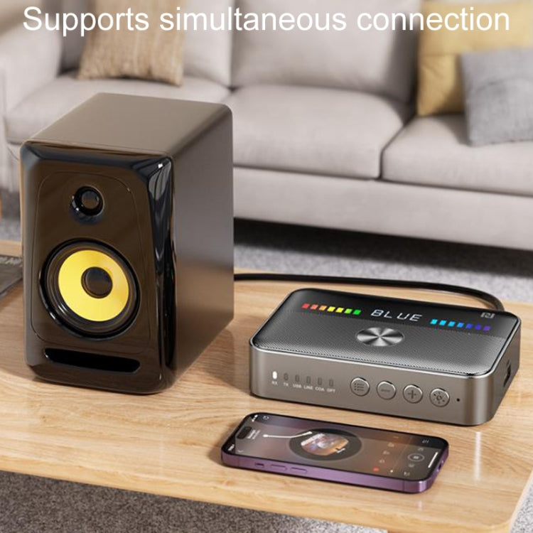 OMS-M13 Pro NFC Bluetooth Audio Adapter Bluetooth 5.3 Receiver And Transmitter 2 In 1 - Audio Receiver Transmitter by buy2fix | Online Shopping UK | buy2fix