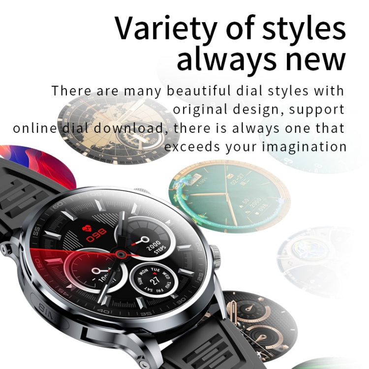 H18 Ultra-Thin Round Ball Screen 1.95 Inch Plug-In Phone Smart Watch 32G(Black) by buy2fix