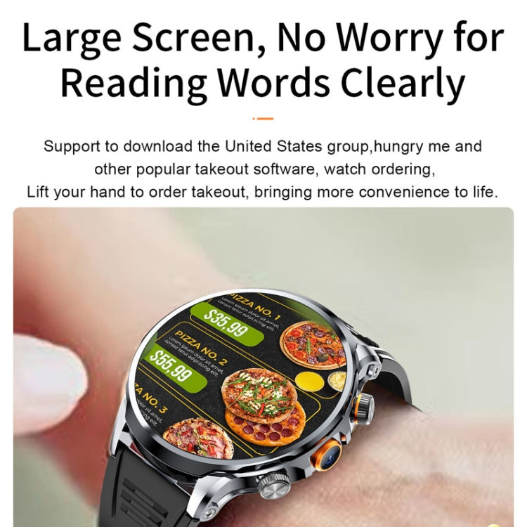 H18 Ultra-Thin Round Ball Screen 1.95 Inch Plug-In Phone Smart Watch 32G(Black) by buy2fix