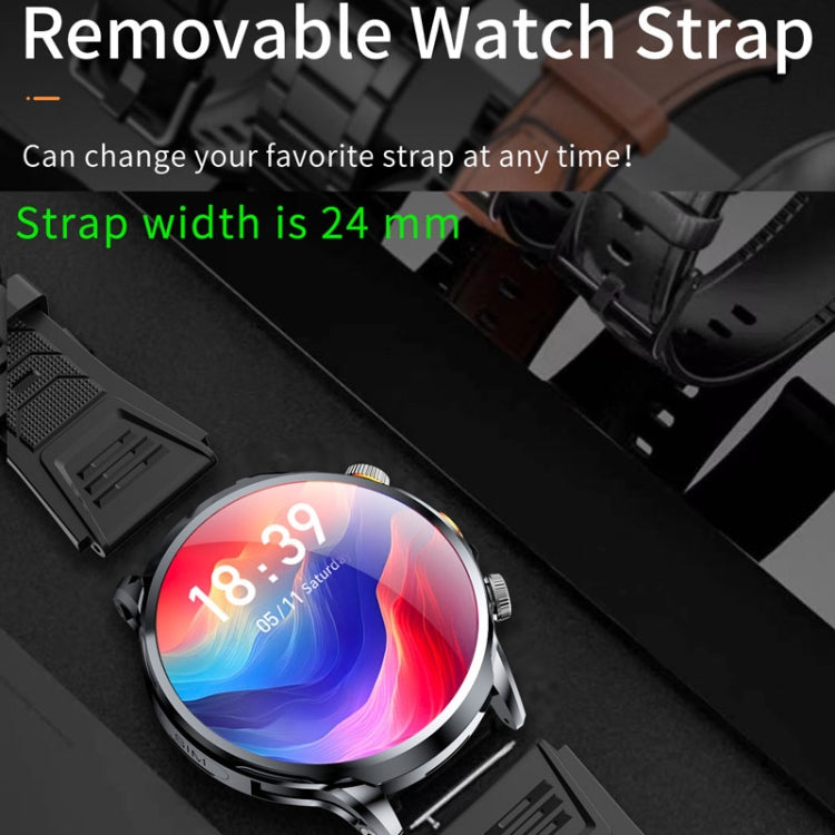 H18 Ultra-Thin Round Ball Screen 1.95 Inch Plug-In Phone Smart Watch 32G(Black) by buy2fix