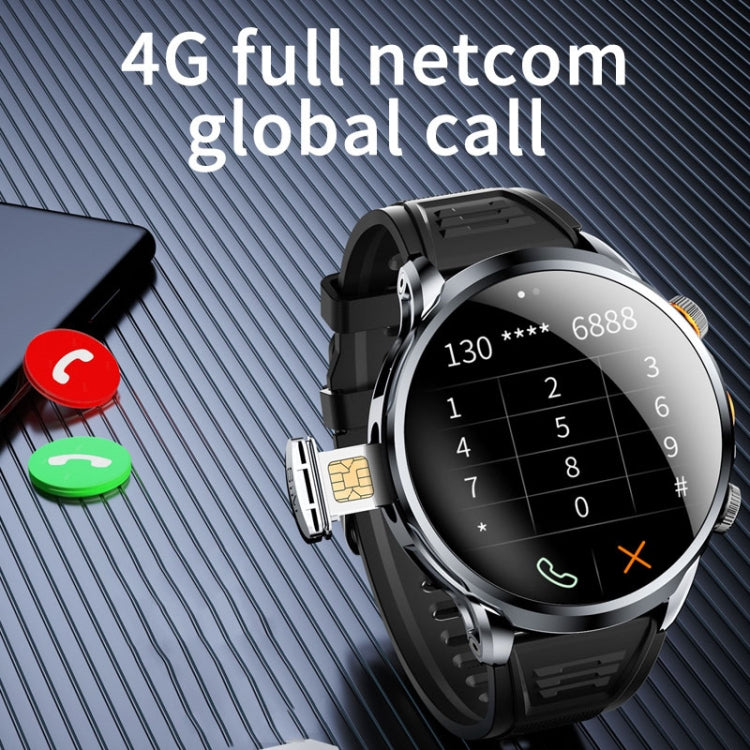 H18 Ultra-Thin Round Ball Screen 1.95 Inch Plug-In Phone Smart Watch 32G(Black) by buy2fix