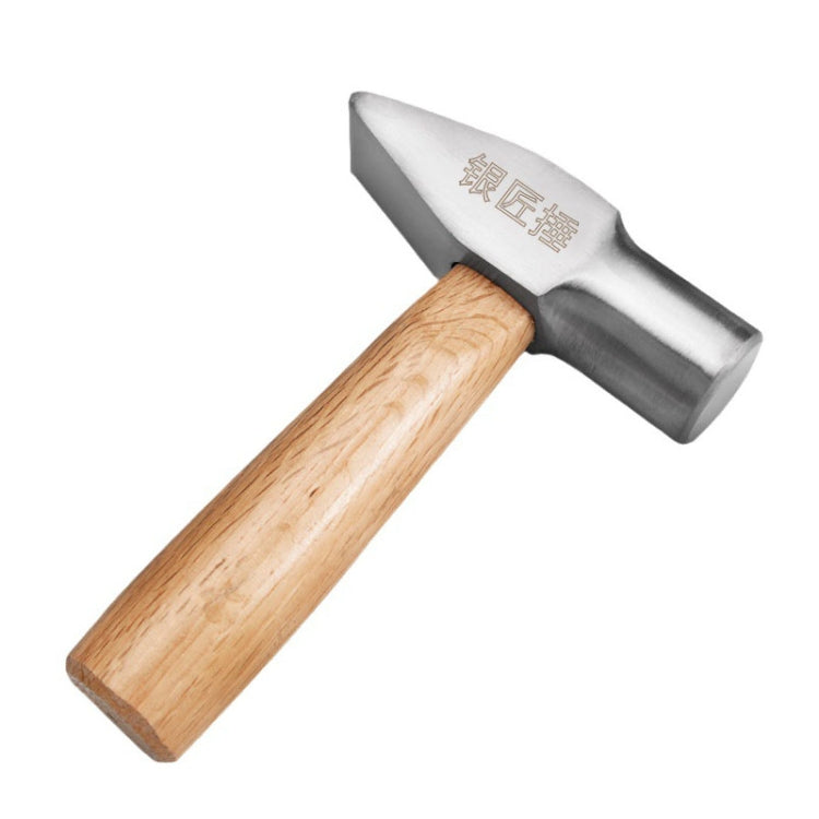 MYTEC Large Silversmith Hammer Tool Short Handled Small Hammer Handmade Round Head Duckbill Hammer - Hammer by MYTEC | Online Shopping UK | buy2fix