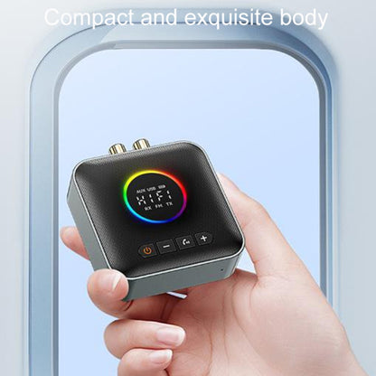 OMS-M10 Bluetooth 5.4 Adapter Audio Receiver FM Transmitter U Disk 3 In 1 - Audio Receiver Transmitter by buy2fix | Online Shopping UK | buy2fix