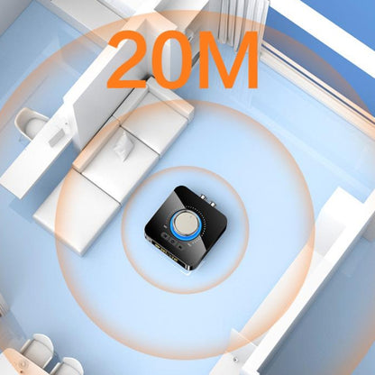 OMS-M5 Digital Bluetooth 5.0 Audio Receiver And Transmitter 2-In-1 AUX Adapter Converter - Audio Receiver Transmitter by buy2fix | Online Shopping UK | buy2fix