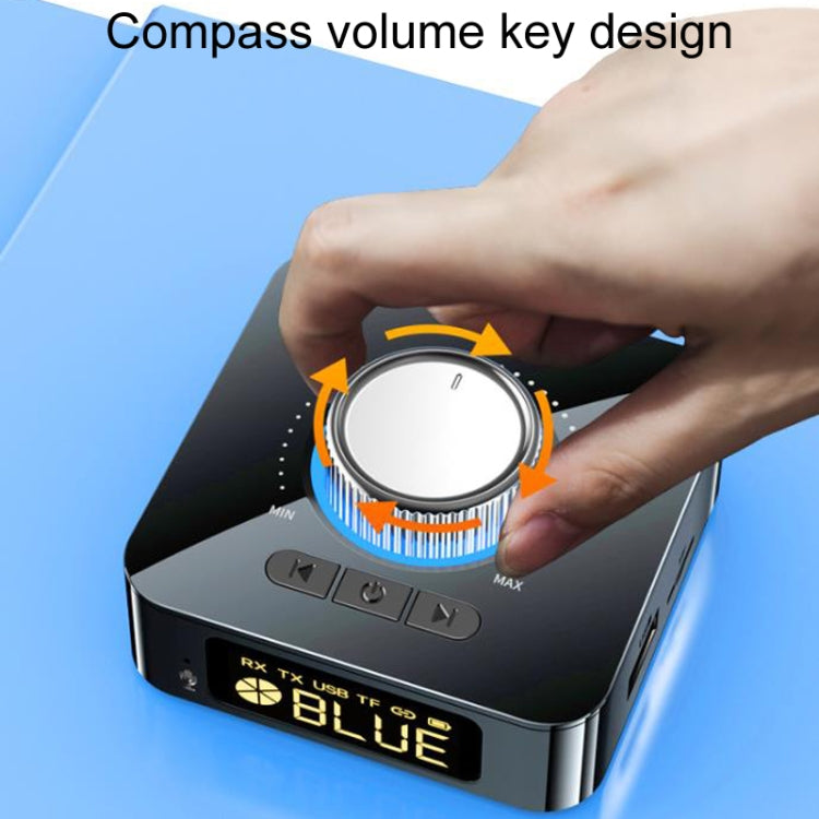 OMS-M5 Digital Bluetooth 5.0 Audio Receiver And Transmitter 2-In-1 AUX Adapter Converter - Audio Receiver Transmitter by buy2fix | Online Shopping UK | buy2fix