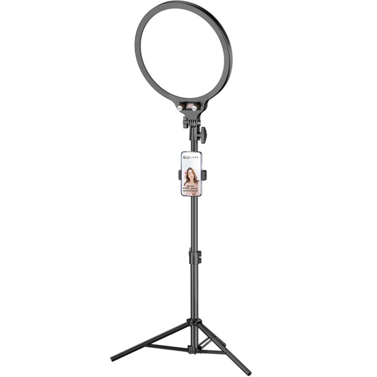 10.2 Inch Full-Screen Selfie Ring Light Tripod Set for Live Stream, Spec: 210cm Bracket - Selfie Light by buy2fix | Online Shopping UK | buy2fix