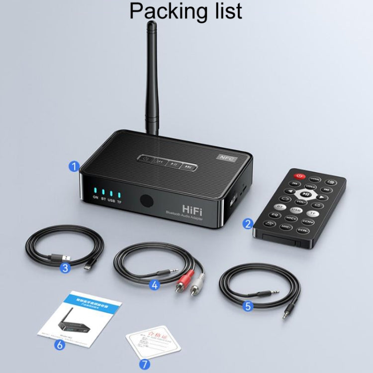 OMS-M3 Bluetooth 5.1 Audio Adapter Speaker Amplifier Receiver - Audio Receiver Transmitter by buy2fix | Online Shopping UK | buy2fix