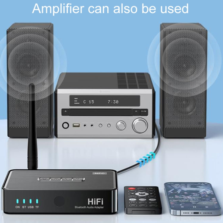OMS-M3 Bluetooth 5.1 Audio Adapter Speaker Amplifier Receiver - Audio Receiver Transmitter by buy2fix | Online Shopping UK | buy2fix