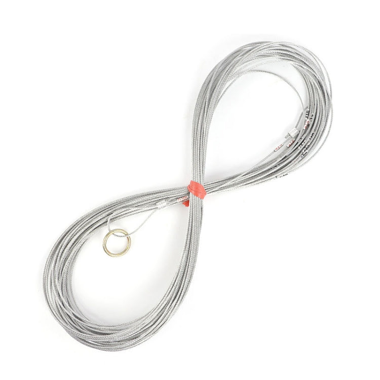 30m Steel Wire Measuring Rope With Scale Marking Pull Ring - 30m Length ...