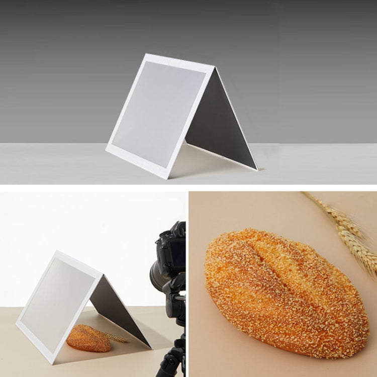 Foldable Soft Board Spotlight Reflective Screen PVC Waterproof Photo Tool Style 7 Black White - Shadow Props by buy2fix | Online Shopping UK | buy2fix