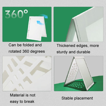 Foldable Soft Board Spotlight Reflective Screen PVC Waterproof Photo Tool Style 6 Classic Double Side - Shadow Props by buy2fix | Online Shopping UK | buy2fix