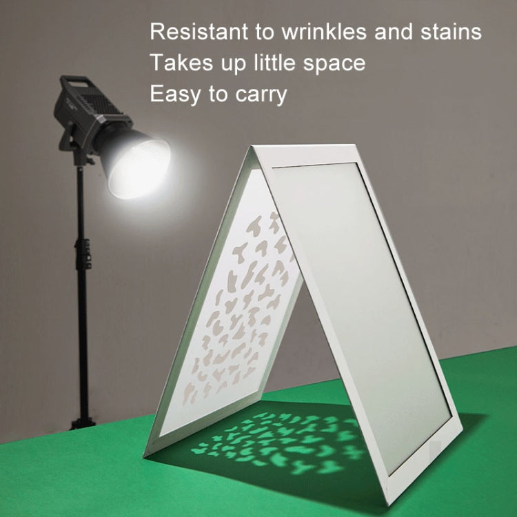 Foldable Soft Board Spotlight Reflective Screen PVC Waterproof Photo Tool Style 2 - Shadow Props by buy2fix | Online Shopping UK | buy2fix